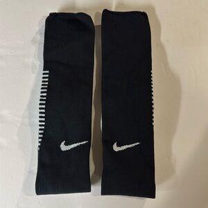 Nike Black and White Football Soccer Socks Large